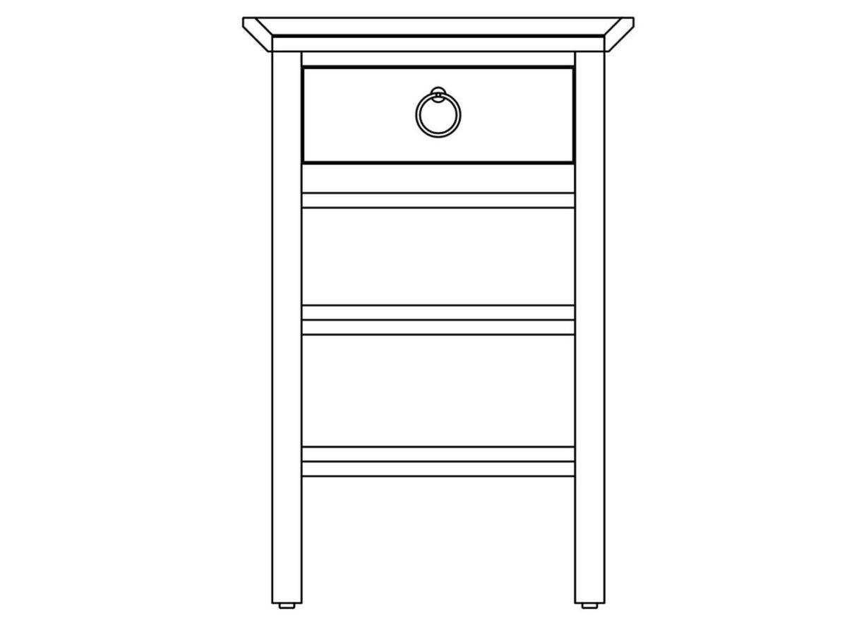 Avery Open Nightstand