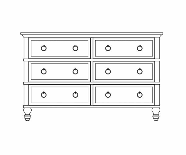 Avery 6-Drawer Dresser