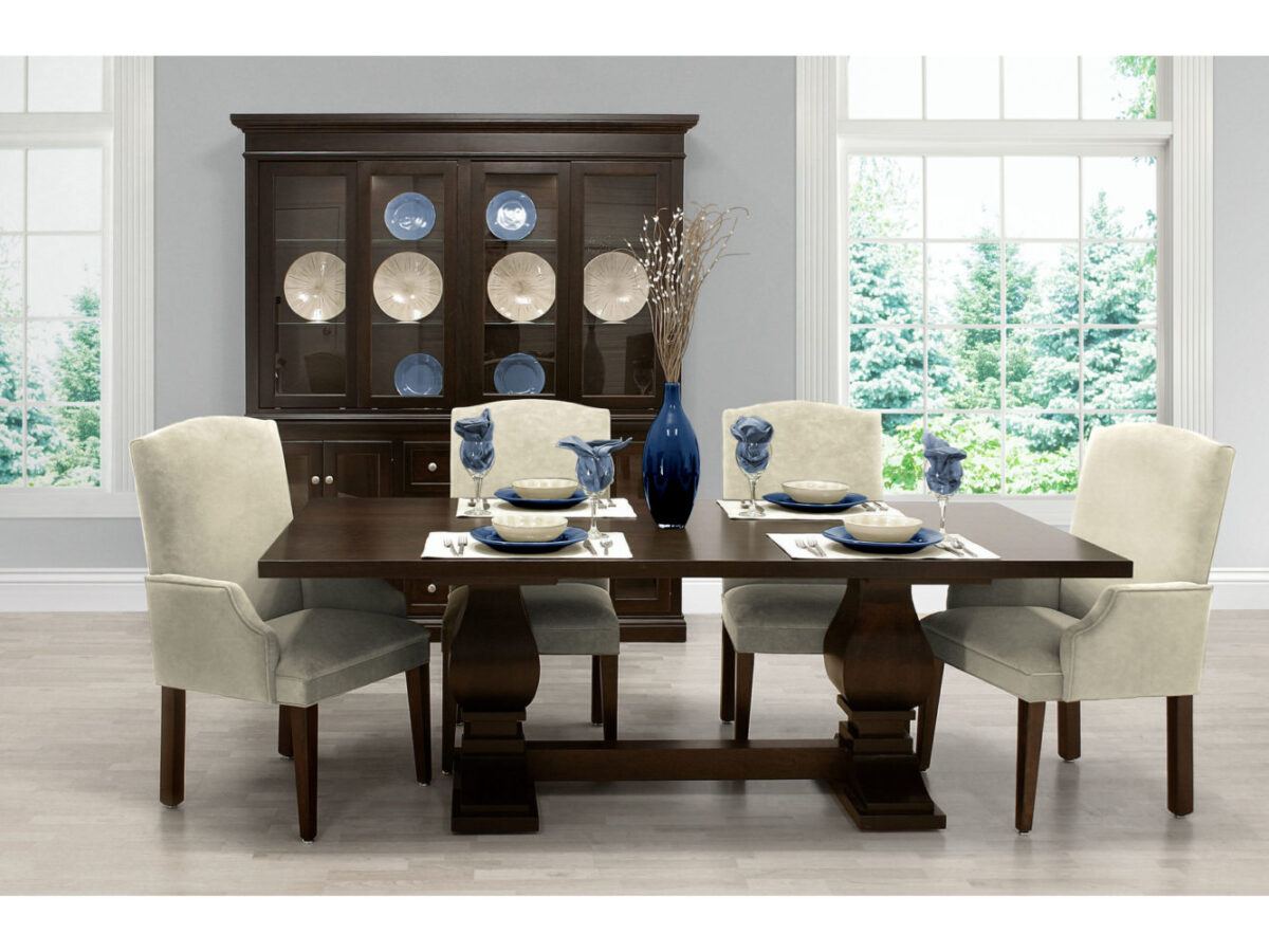 Madison Double Base Table (solid top) - Image 2