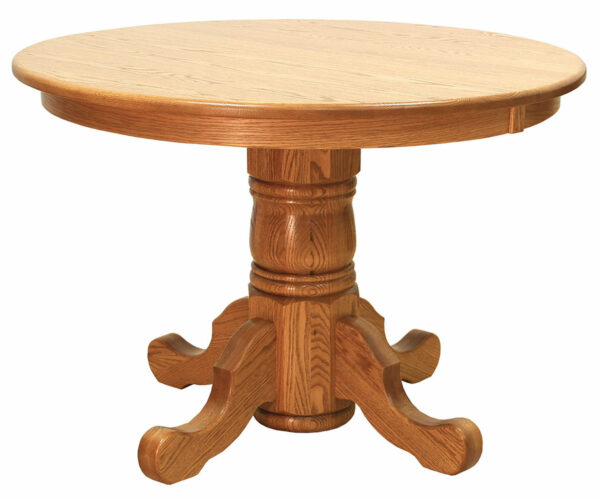 Turned Single Pedestal Table