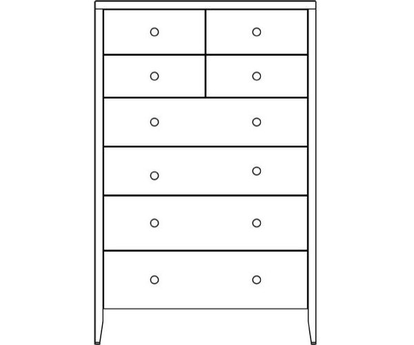 Renaissance 8-Drawer Chest