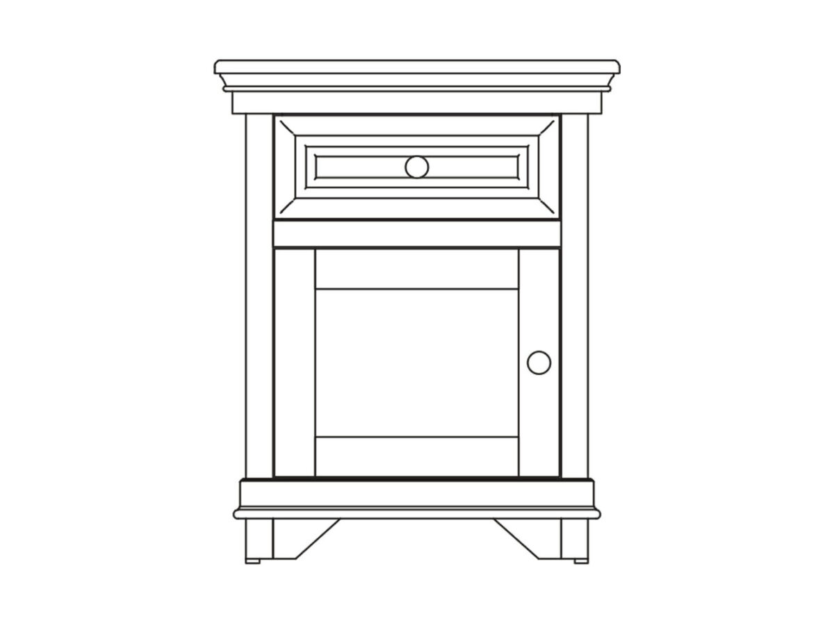 Arborne Door Nightstand