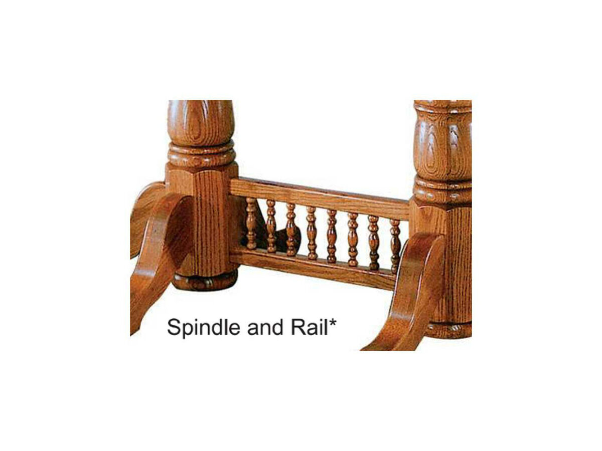 Turned Double Pedestal Table - Image 3