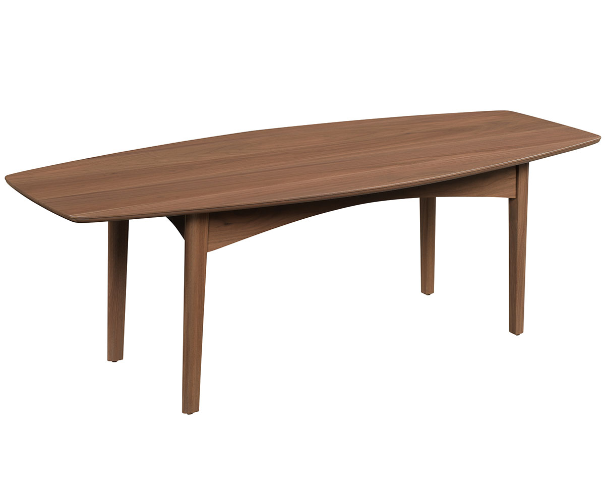 Lodi Rectangle Bowed Cocktail Table