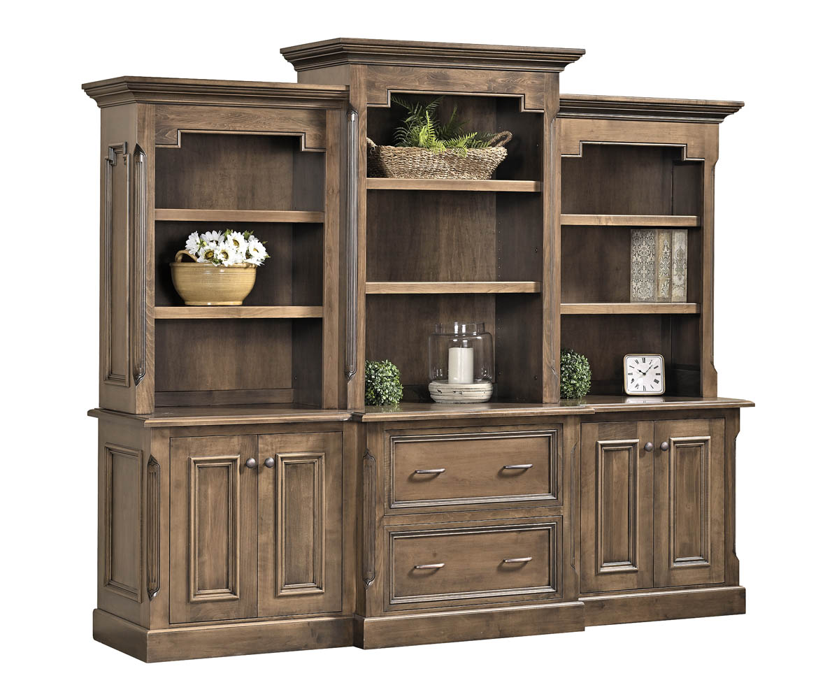 Kingston 92" Base and Three Piece Hutch