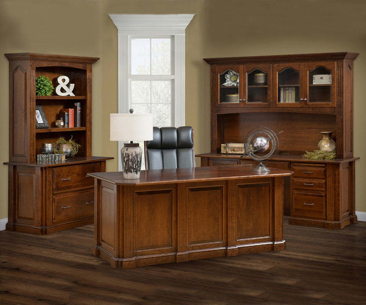 Signature Corner Desk and Hutch - Image 4