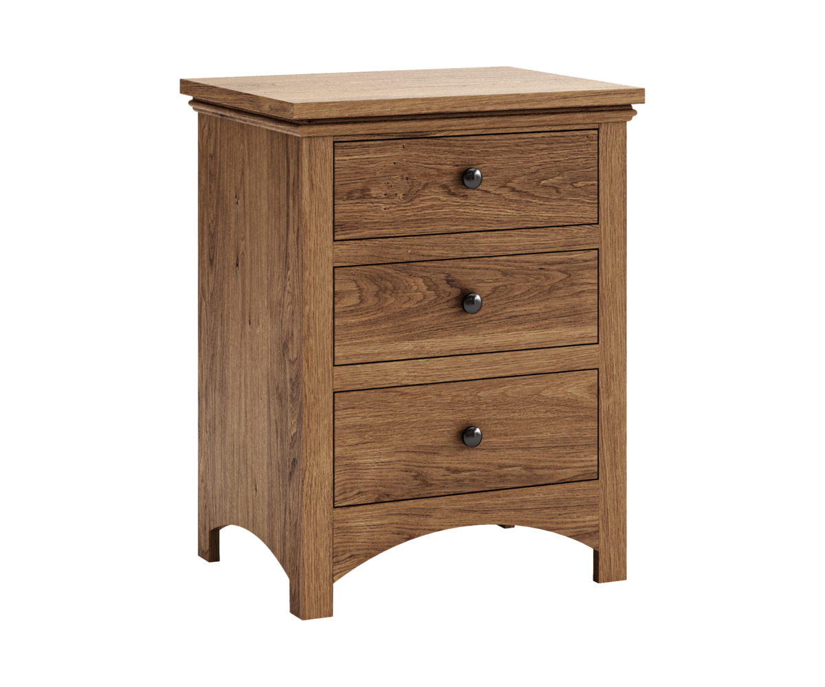 Buckeye Economy 3 Drawer Nightstand
