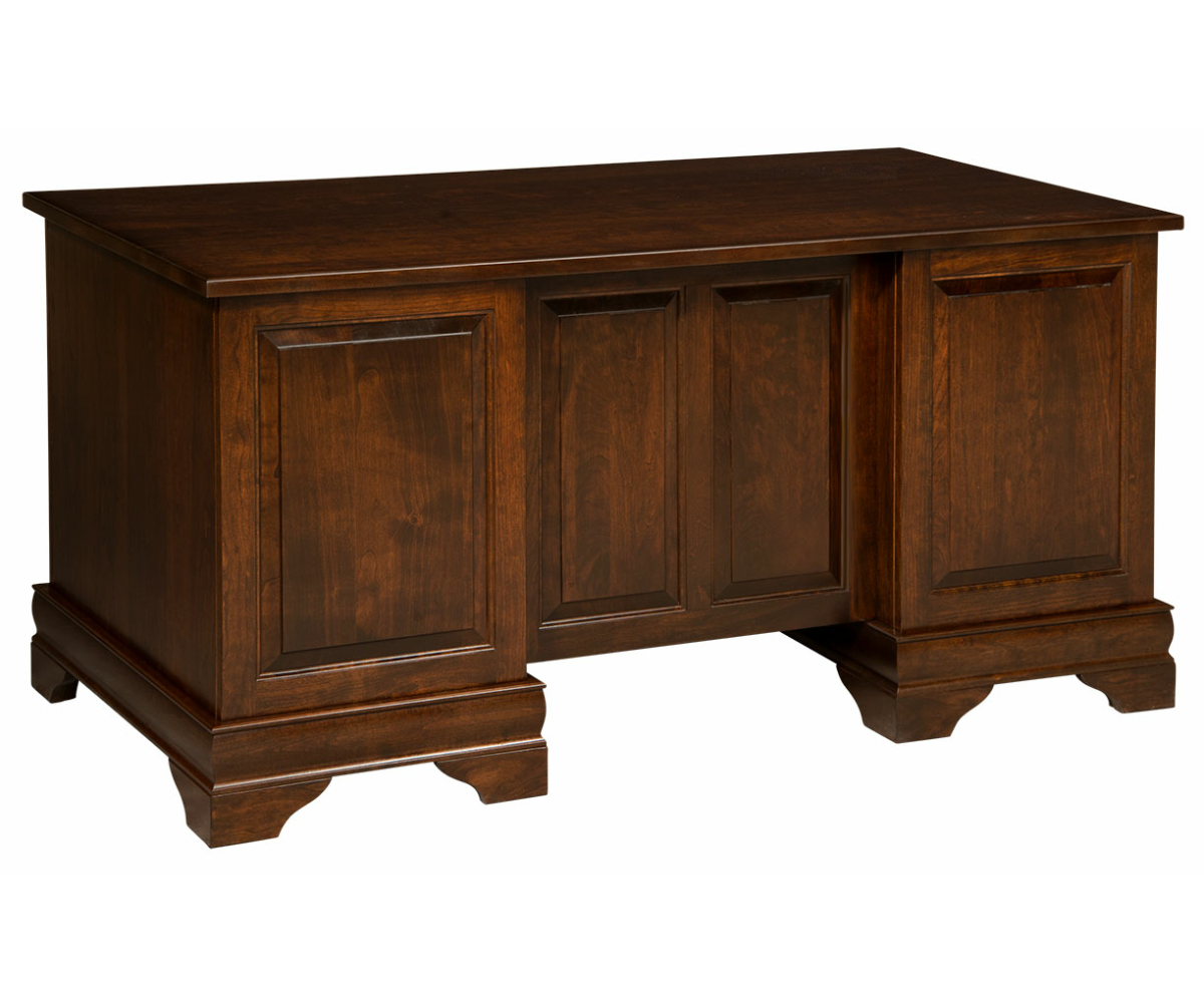 Fairfield Executive Desk w/finished back - Image 2