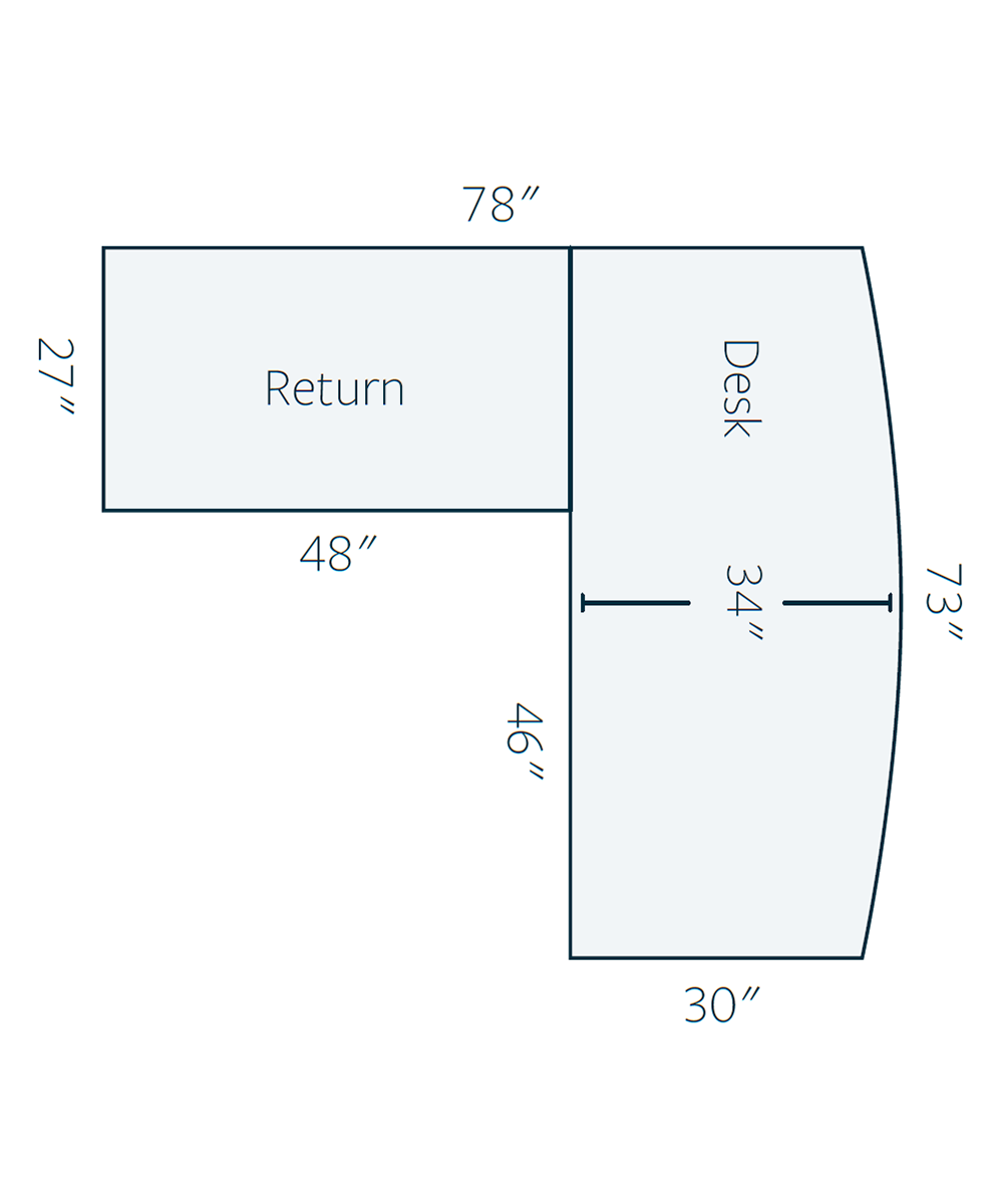 Oakwood L Desk - Image 3