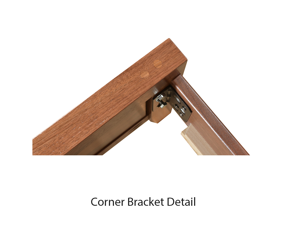 Adair Bed with Tambour Grooves - Image 3