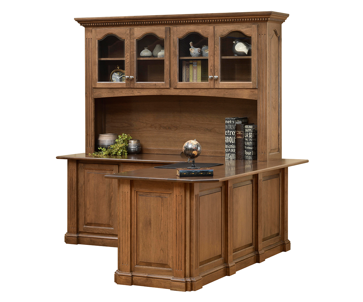 Signature Corner Desk and Hutch