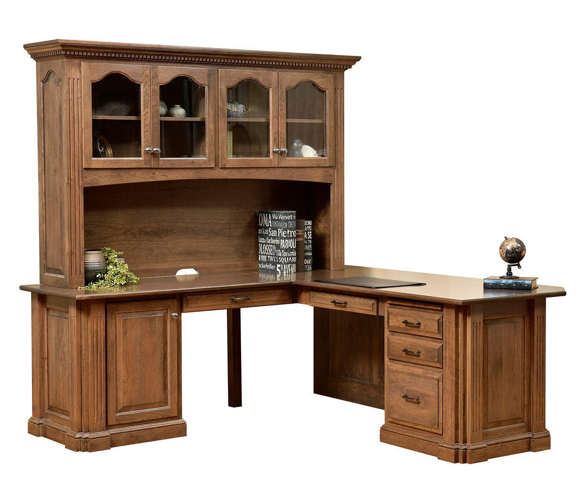 Signature Corner Desk and Hutch - Image 2