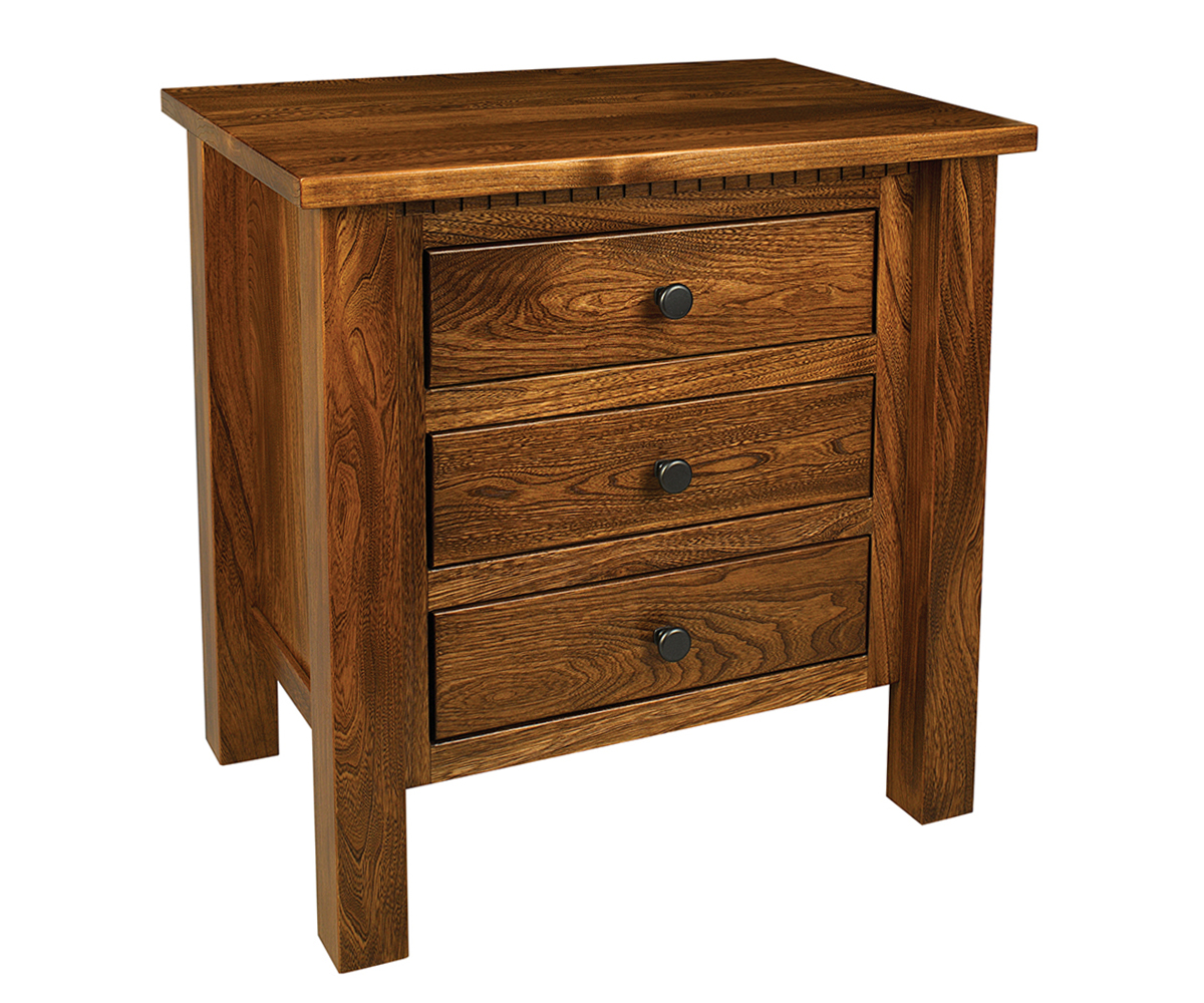 Lindholt Three Drawer Nightstand - Image 2