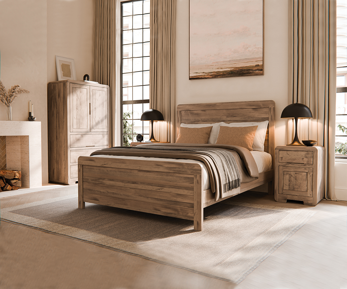 Europa 3 Drawer Nightstand - Image 2