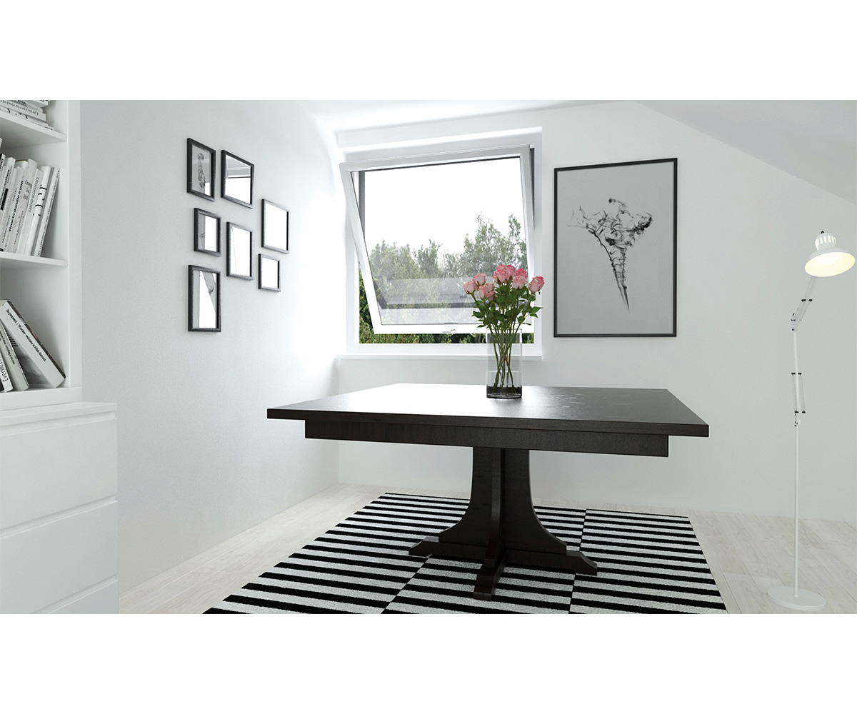 652 Mission Single Pedestal Table - Image 2