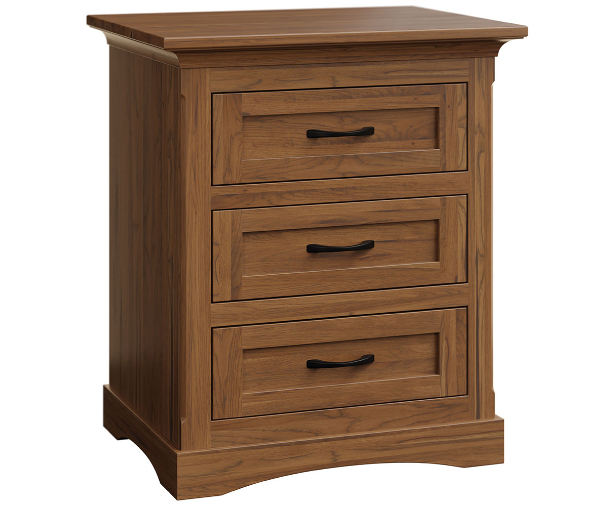 Buckeye 3 Drawer Nightstand