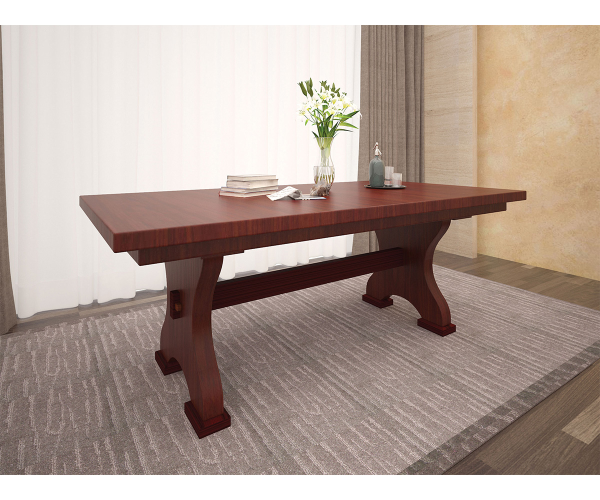 Farmers Double Pedestal Table - Image 2