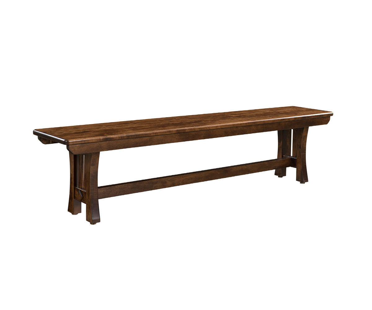 Curved Mission Bench