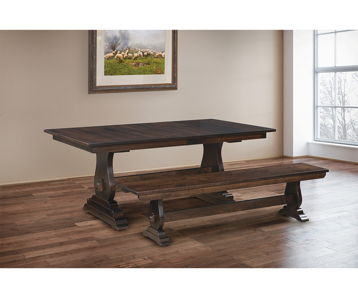 Holland Double Pedestal Table - Image 2