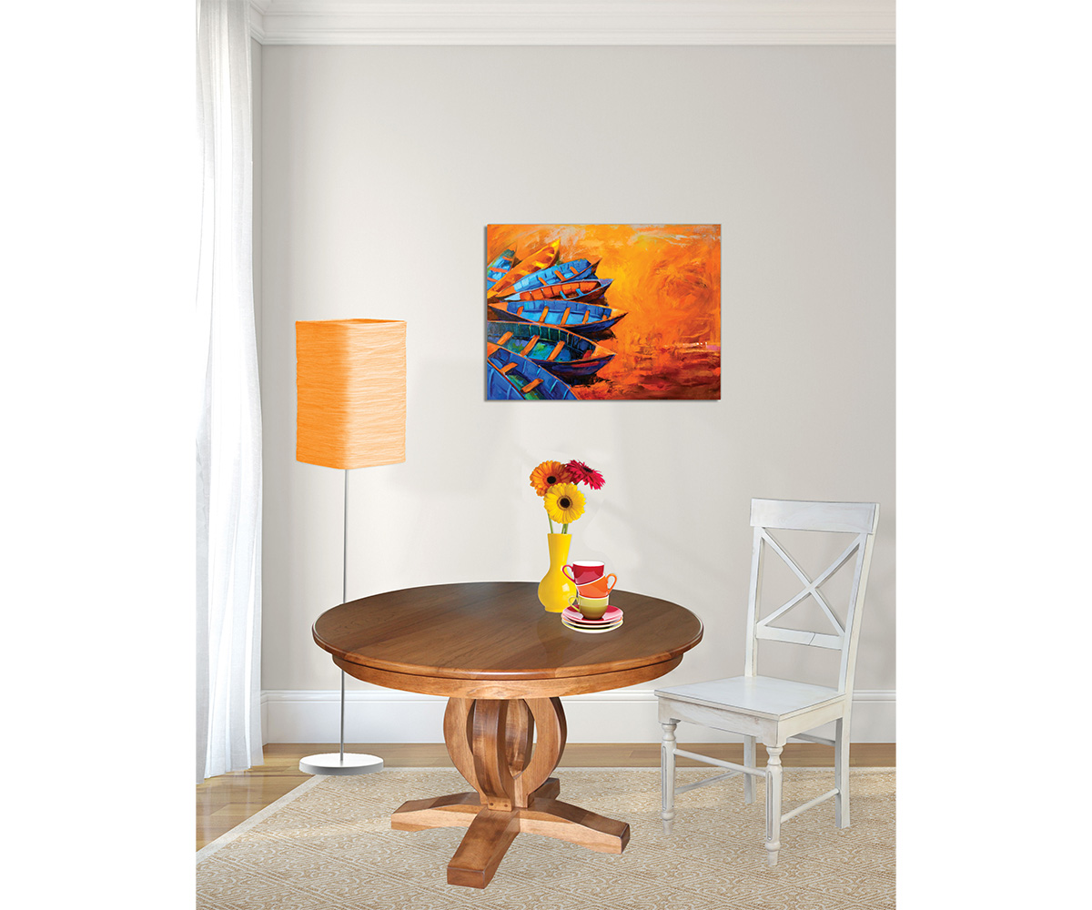 Master Single Pedestal Table - Image 2