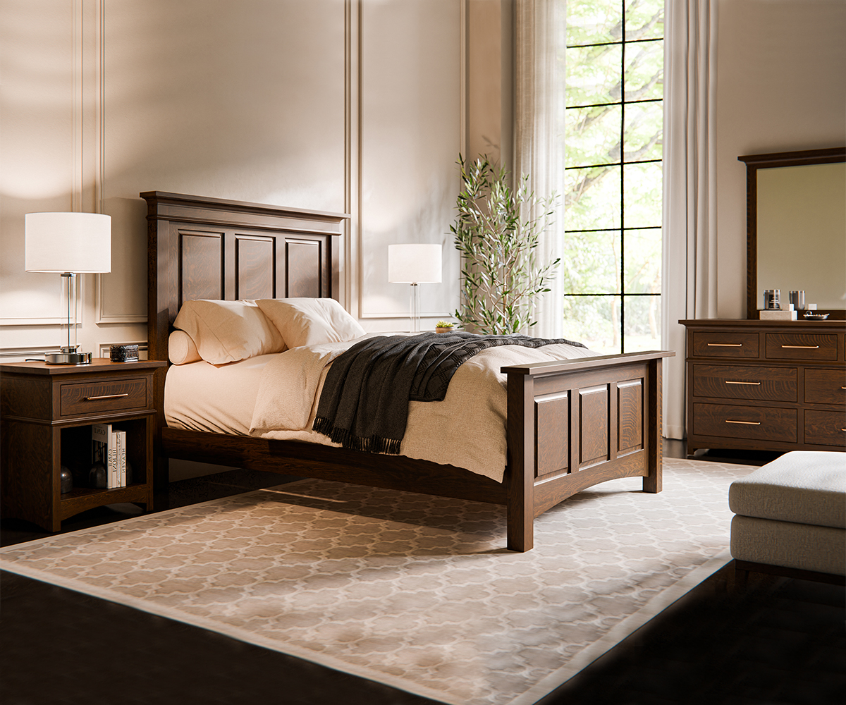 Old World 3 Drawer Nightstand - Image 2