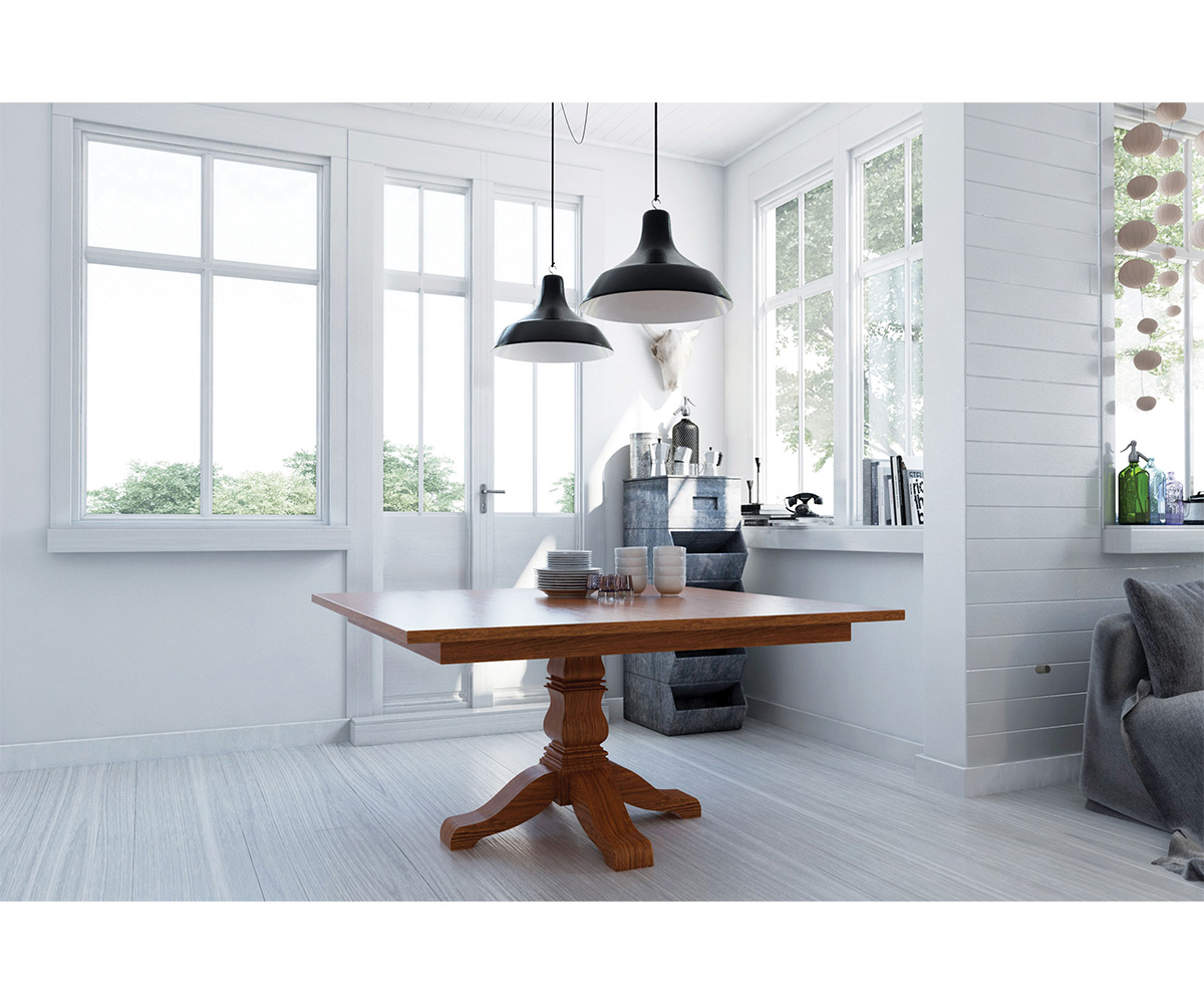 Square Tulip Single Pedestal Table - Image 2