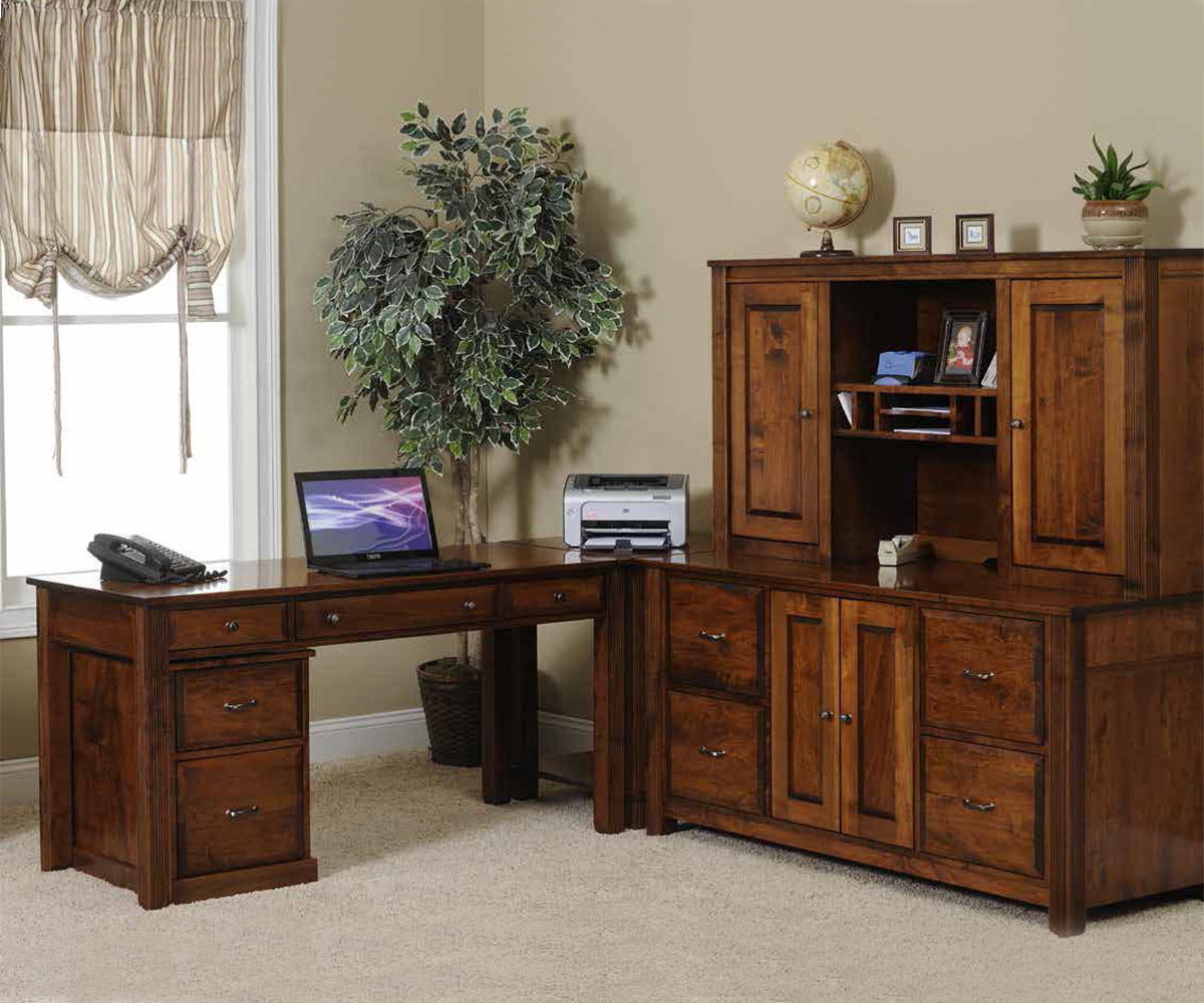 Arlington Modular 60" Credenza With Hutch - Image 5