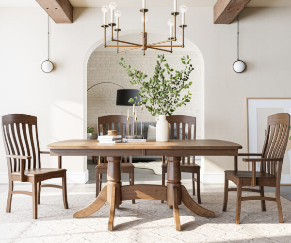 Baytown Double Pedestal Table Collection