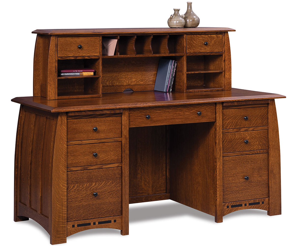 Boulder Creek Double Pedestal Desk