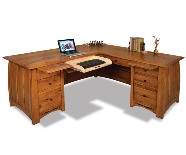 Boulder Creek L Desk - 78"W