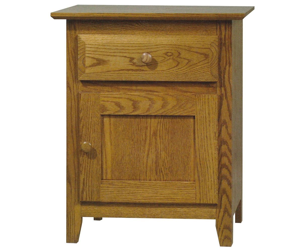 Shaker 1 Drawer 1 Door Nightstand