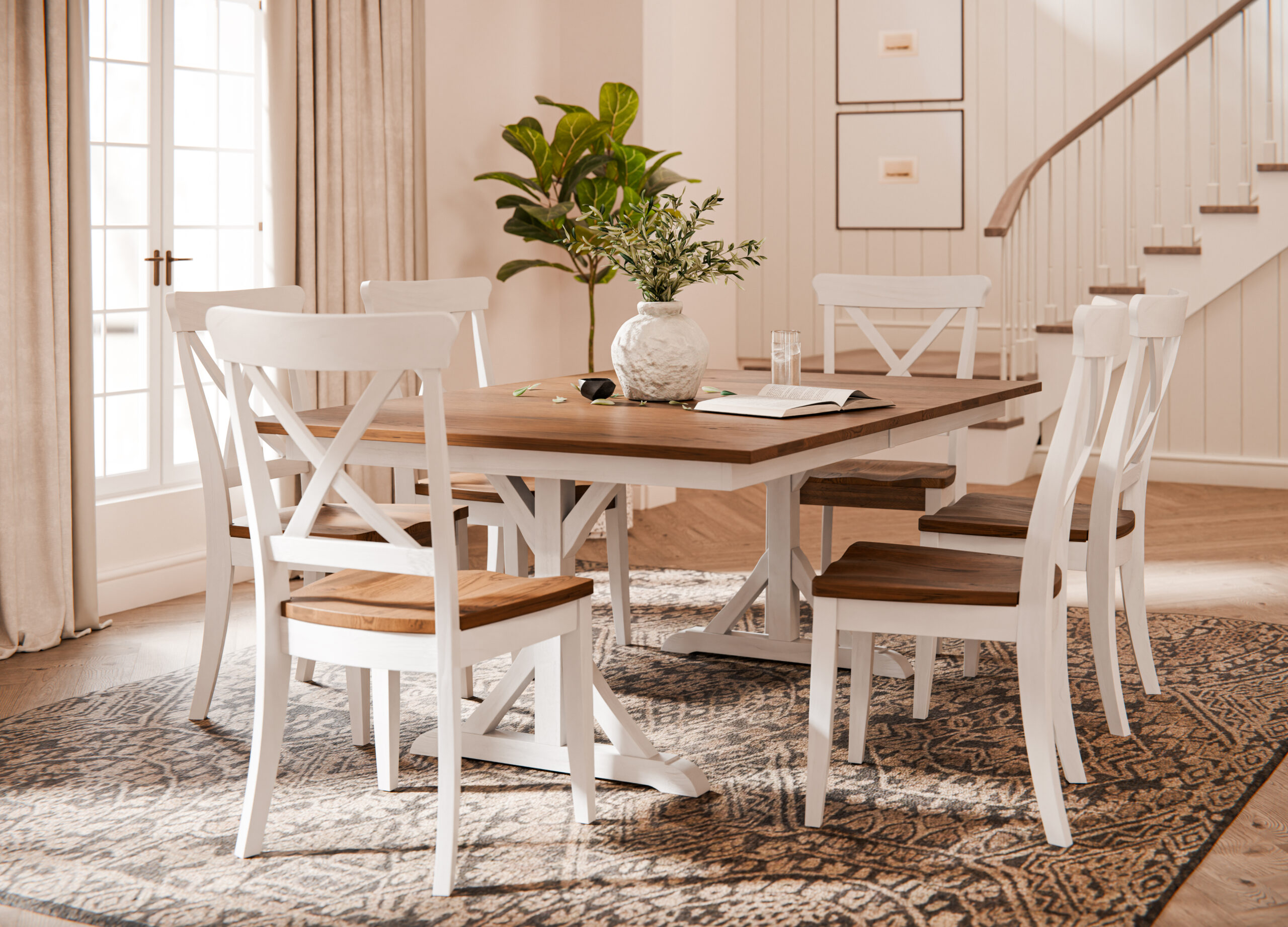 Trenton Trestle Table - Image 2