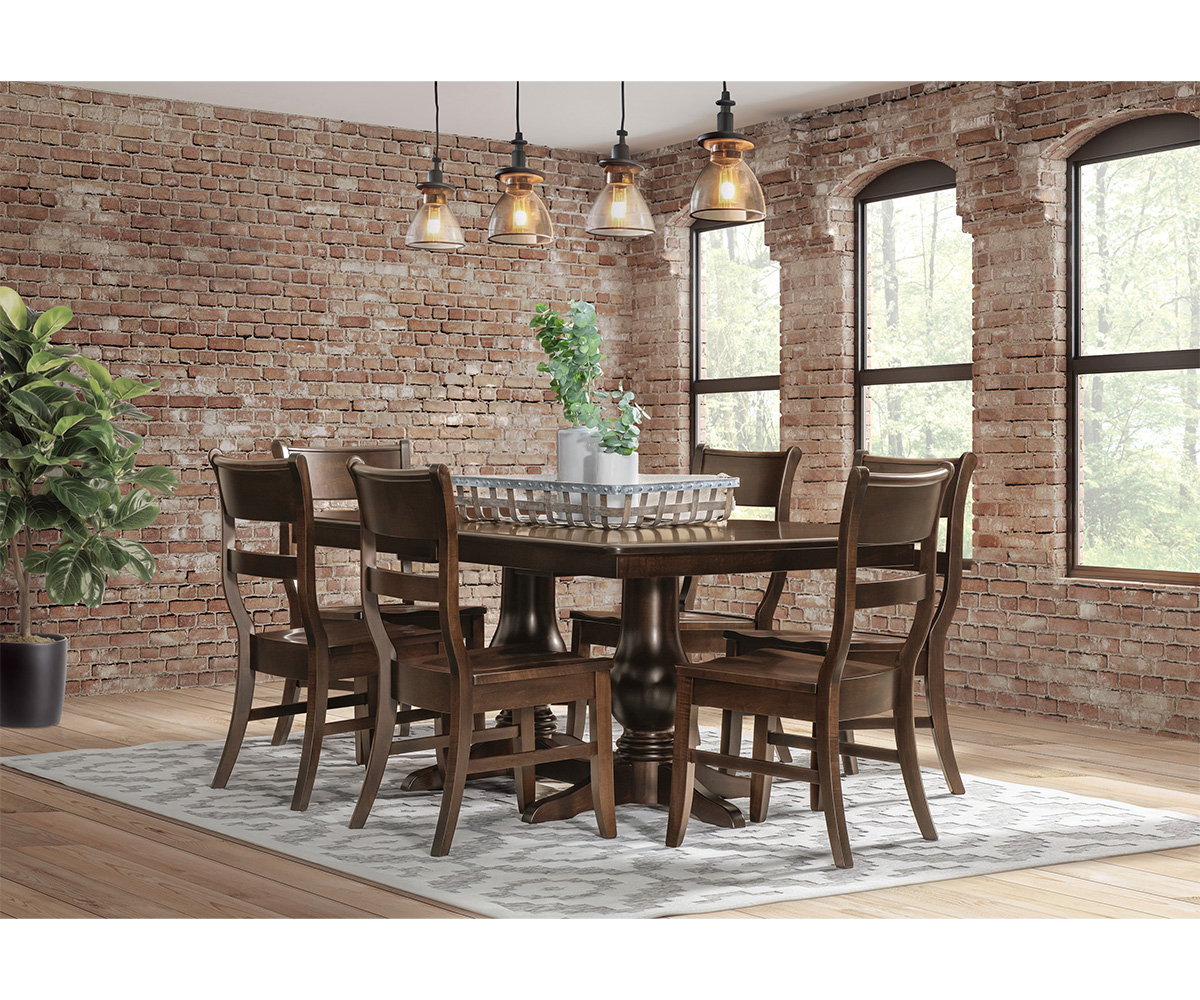 Auburn Double Pedestal Table Collection - Image 2
