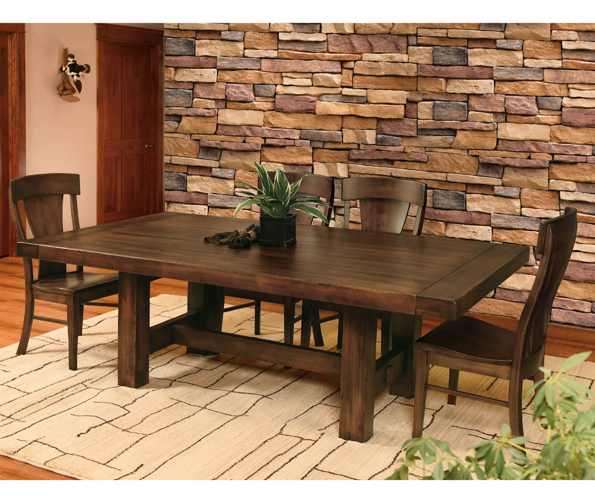 Wellington Trestle Table - Image 5