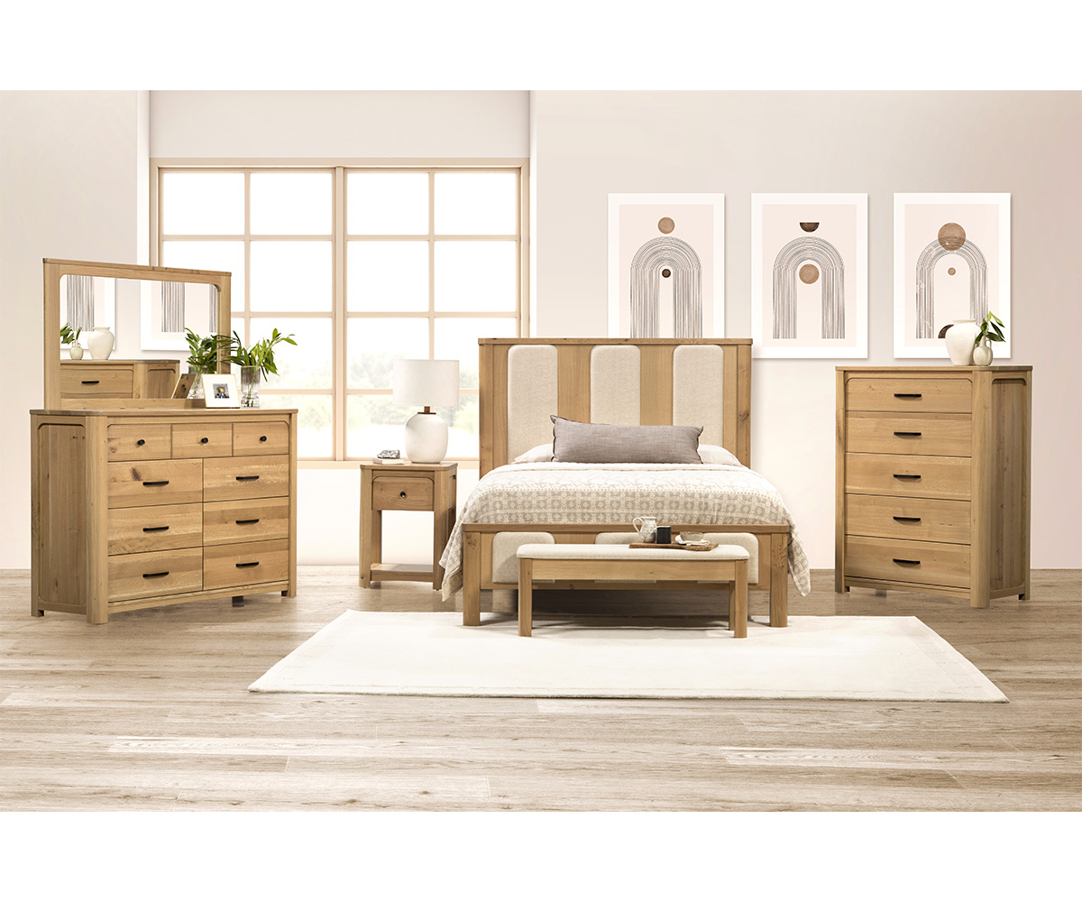 Aspen Fabric Bed - Image 3