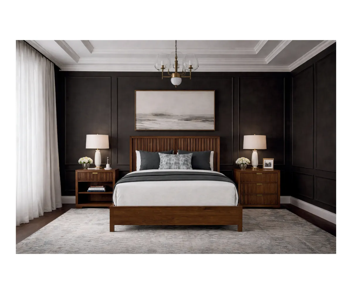 Cosmopolitan Loft 3 Drawer Nightstand - Image 2