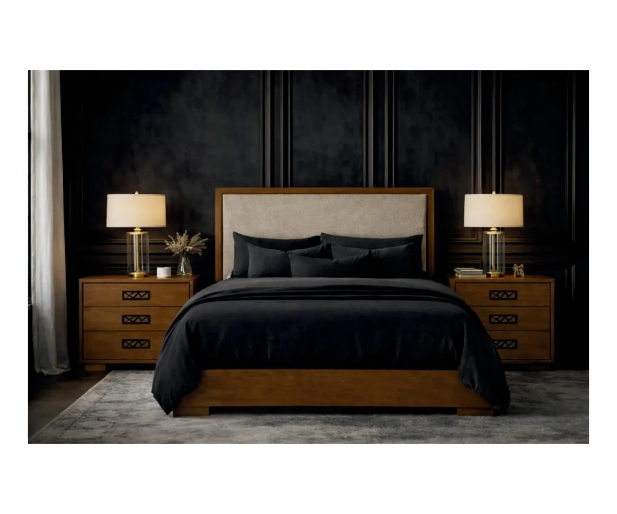 Metropolitan 3 Drawer Nightstand - 26"W - Image 2