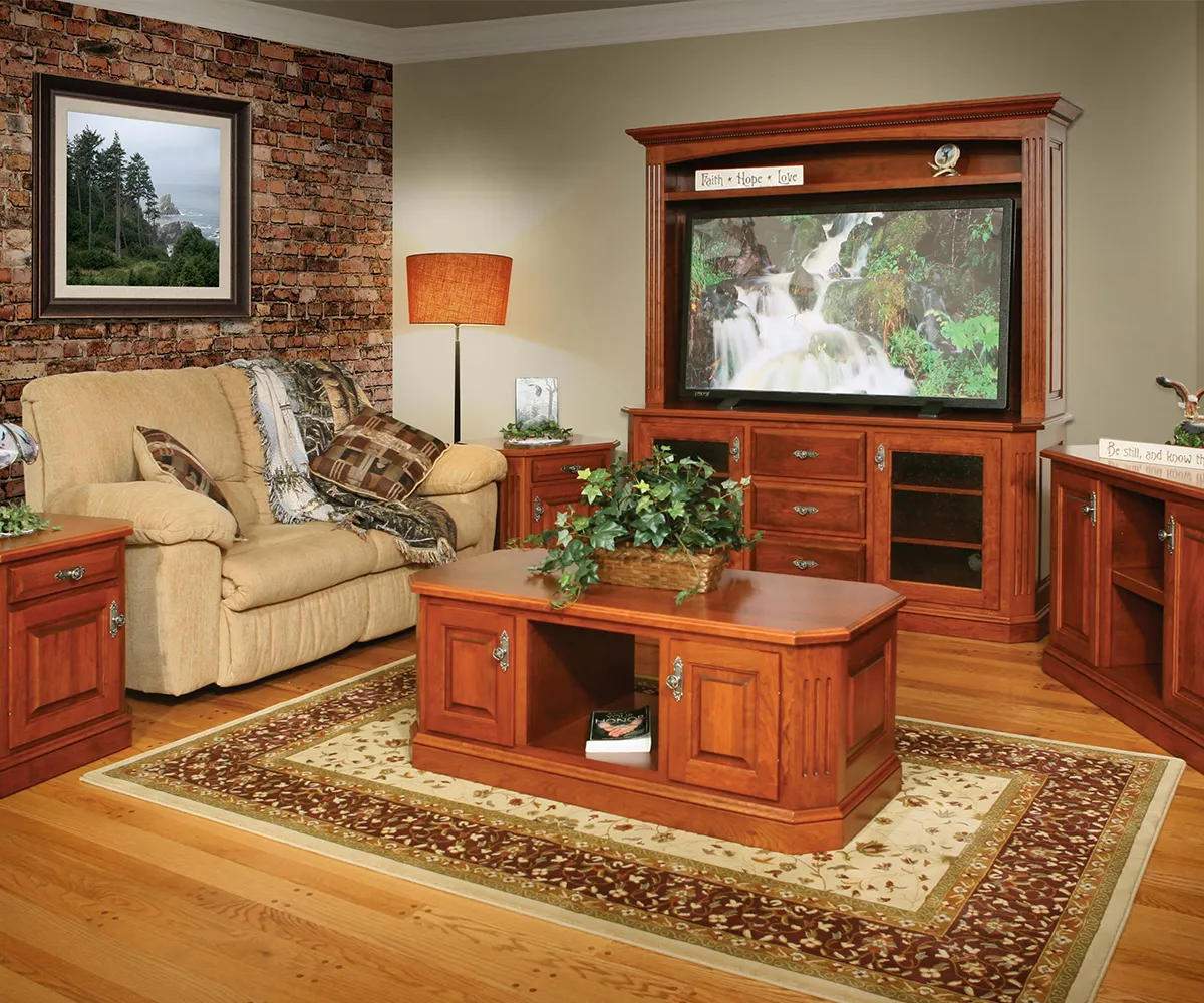 Buckingham Entertainment with Side Bookcases - Image 2