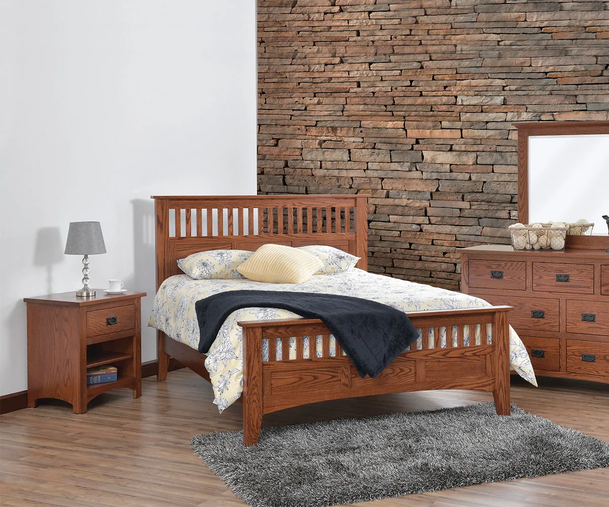 Siesta Mission 3 Drawer Nightstand - Image 4