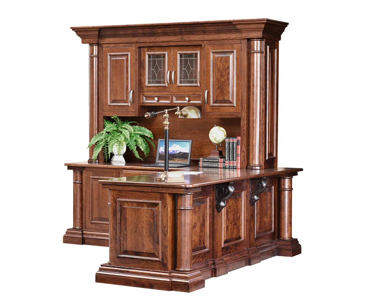 Paris Corner Desk & Hutch - Image 2