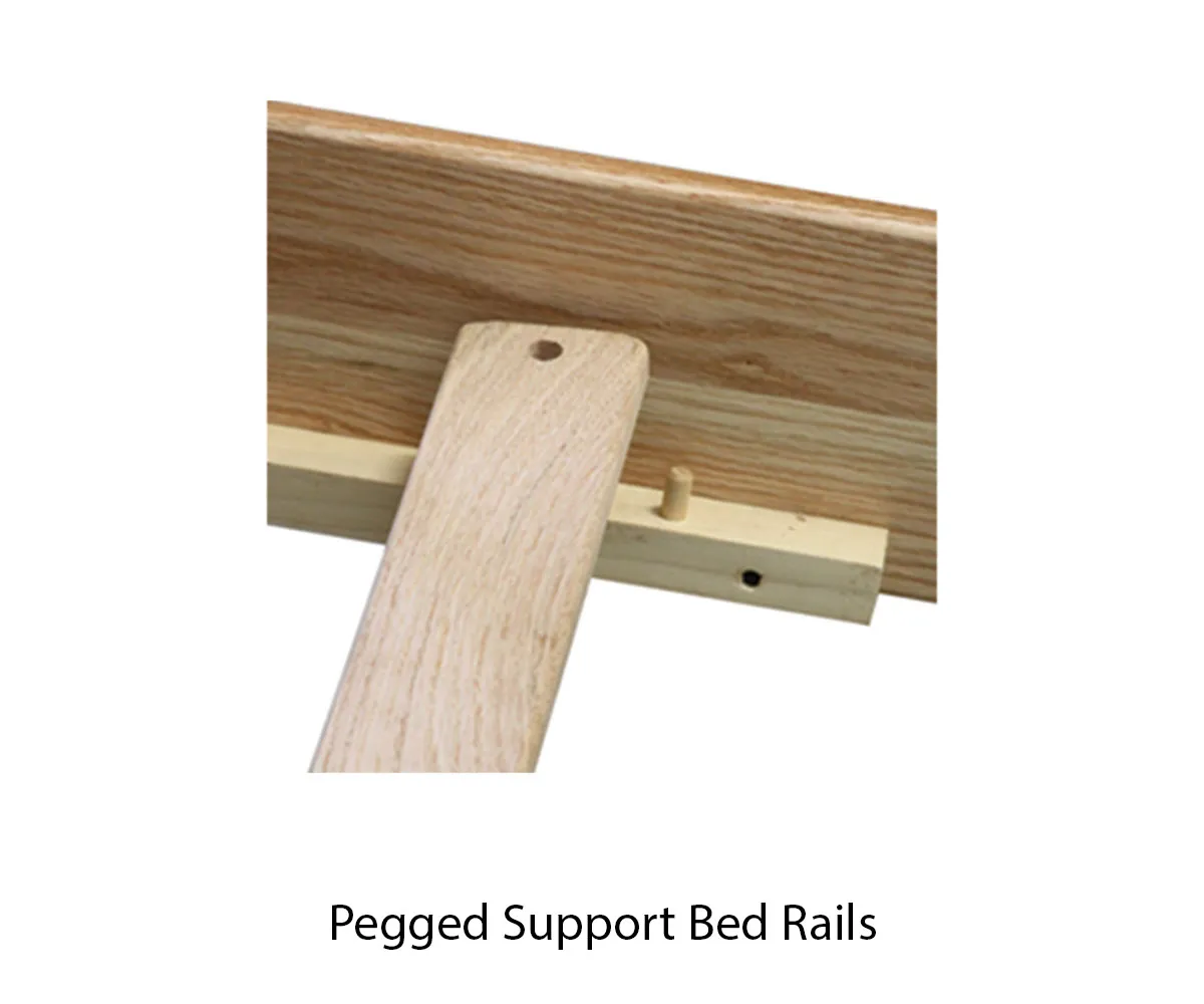 Cambrai Mission Bed With Low Footboard - Image 2